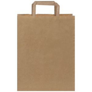 SACO DE PAPEL KRAFT ALÇAS LISAS MÉDIO