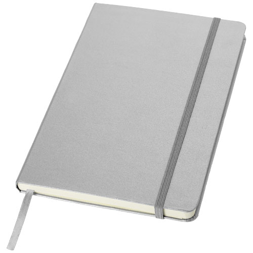 Bloco de notas A5 Journalbooks Classic cor prateado