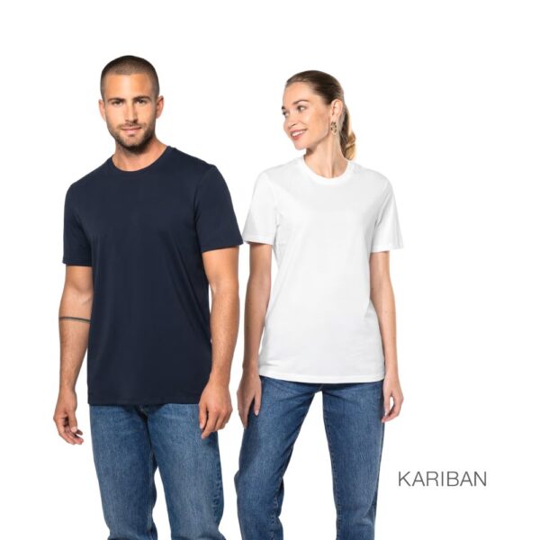 T-shirt decote redondo unissexo Kariban