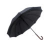 Guarda-chuva Classic personalizado com 12 varas em fibra preto — Allphine Gift
