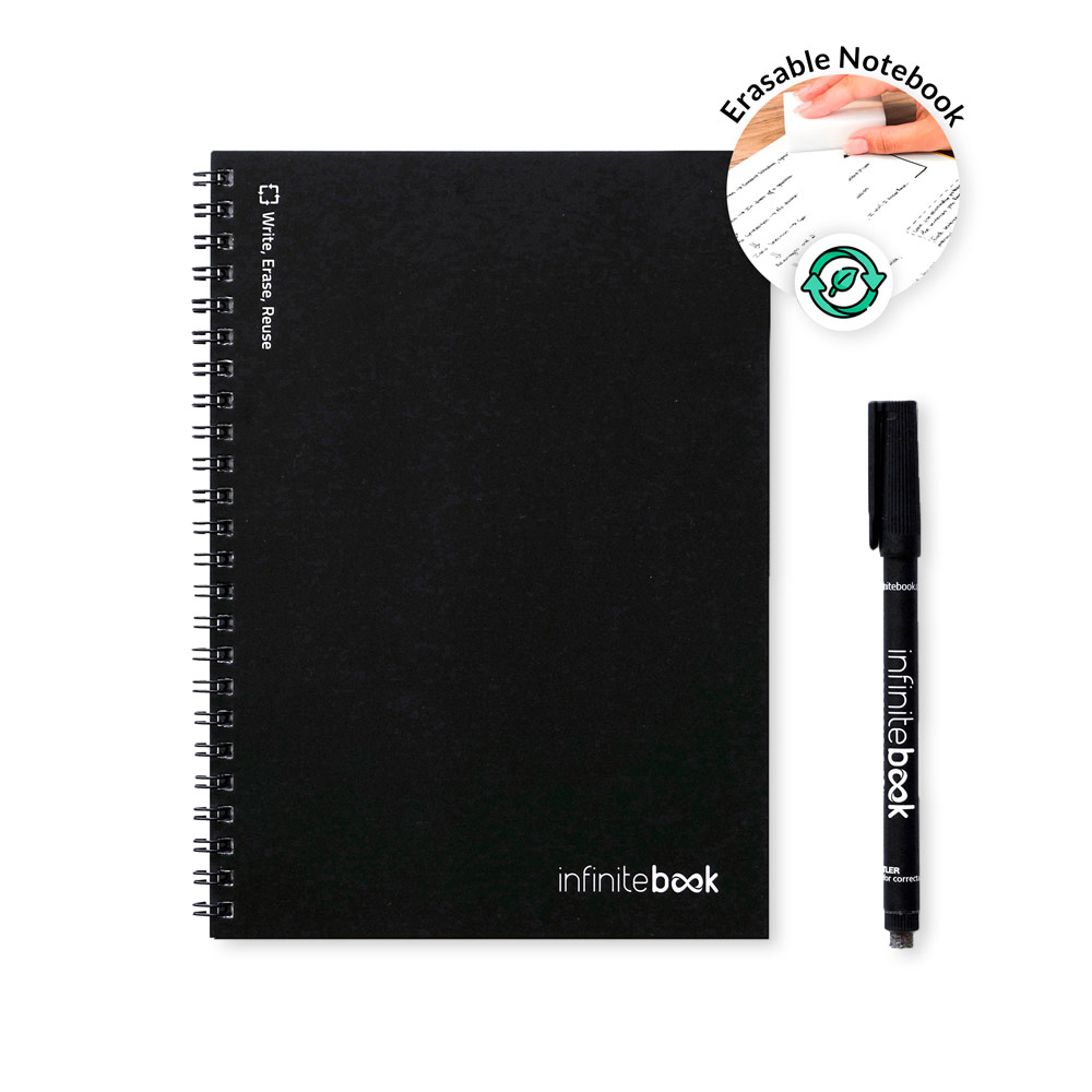 Bloco de notas Infinitebook Plain A5
