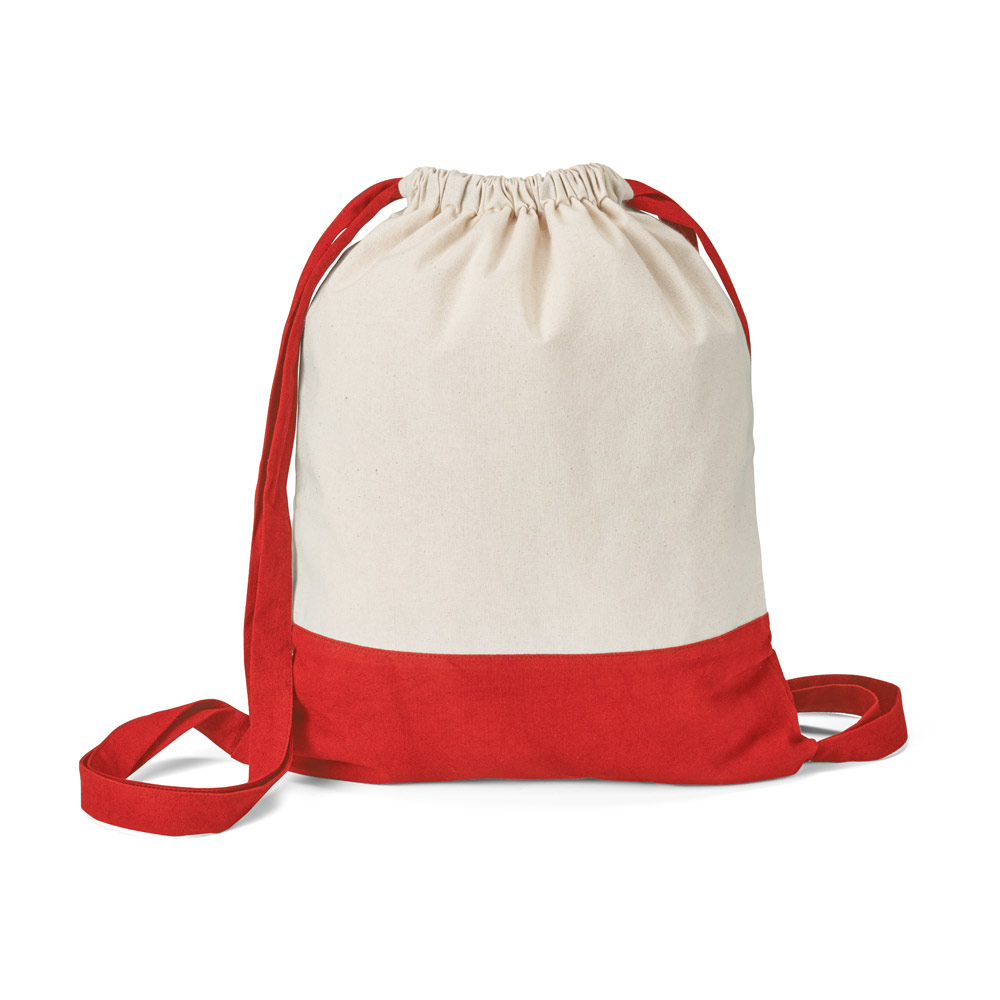 Saco tipo mochila em algodão Romford