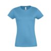 T-shirt de senhora Sol's Imperial 100% algodão -190 g/m²