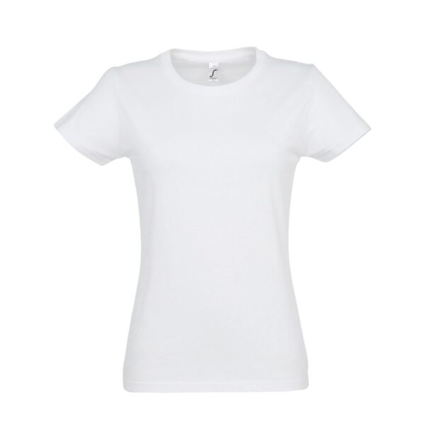 T-shirt de senhora Sol's Imperial 100% algodão -190 g/m²