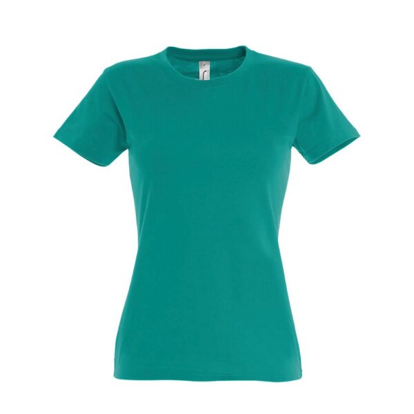 T-shirt de senhora Sol's Imperial 100% algodão -190 g/m²