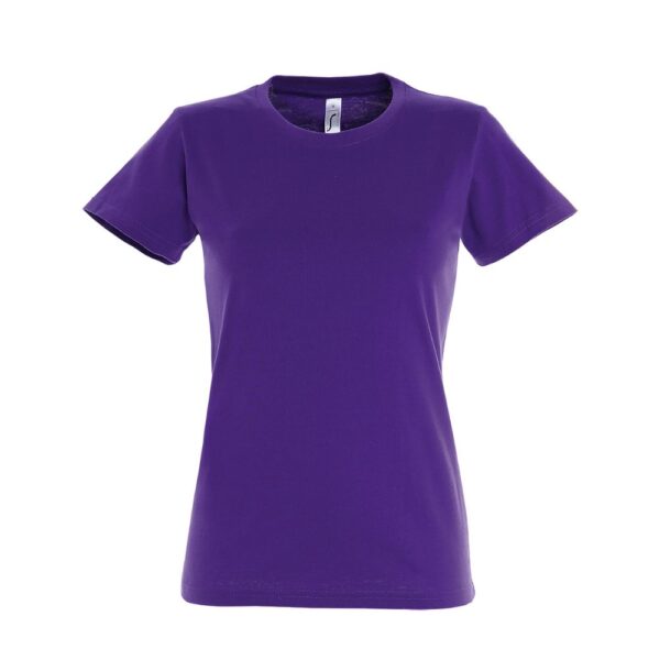 T-shirt de senhora Sol's Imperial 100% algodão -190 g/m²