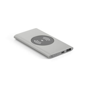 Power bank Cassini cor cromado satinado Power bank Cassini