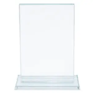 Troféu Cristal Retangular Tras Troféu Cristal Retangular Tras