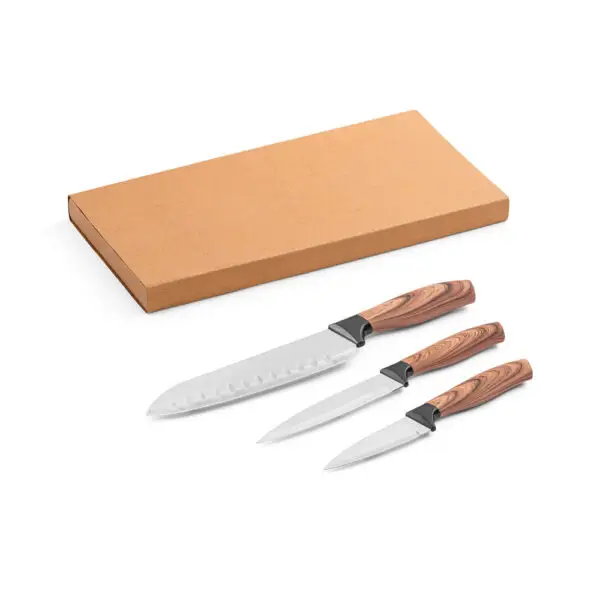 Conjunto de 3 facas de cozinha Baharat