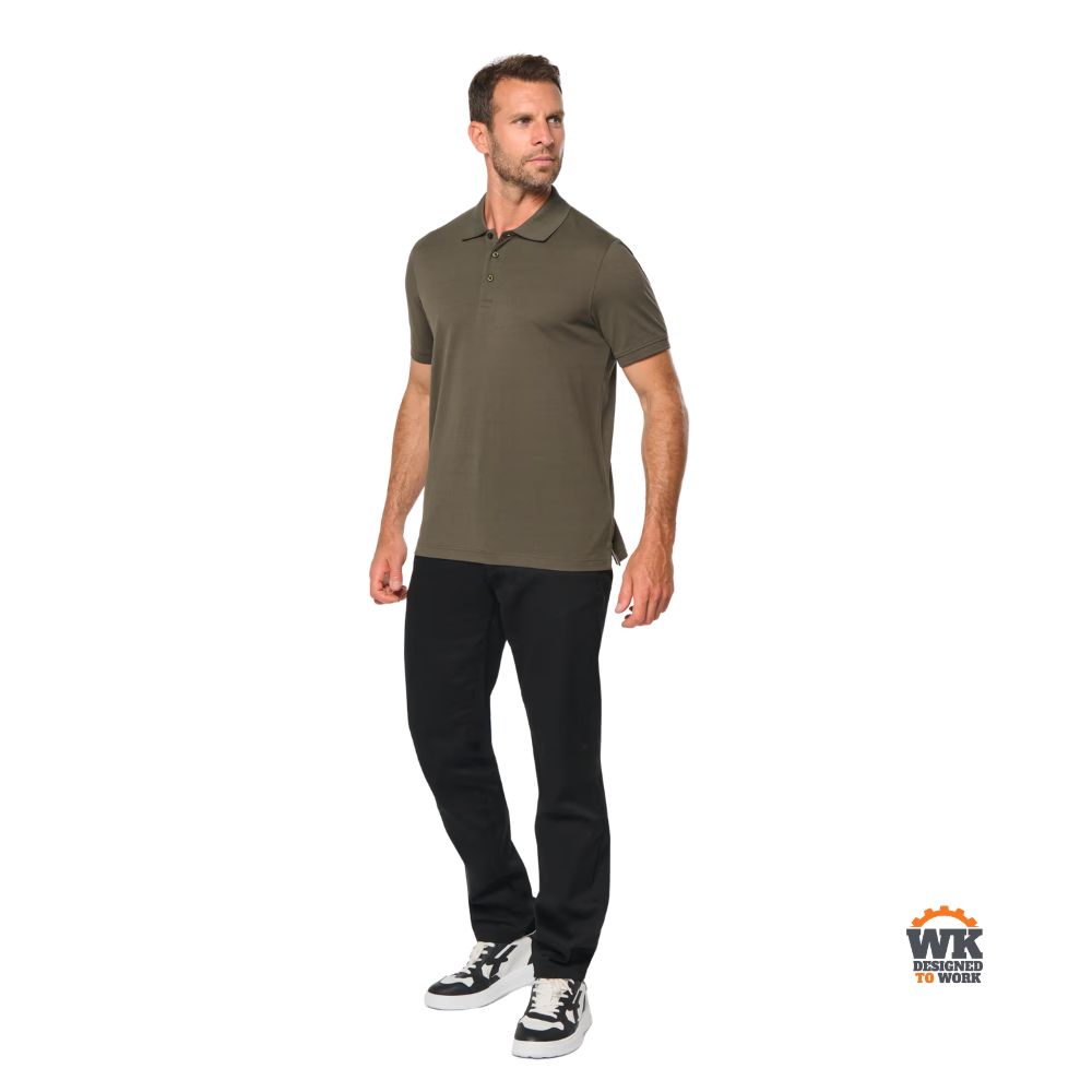 Polo de homem antibacteriano WK