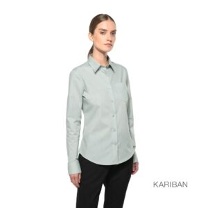 CAMISA PARA SENHORA DE TRATAMENTO FÁCIL KARIBAN