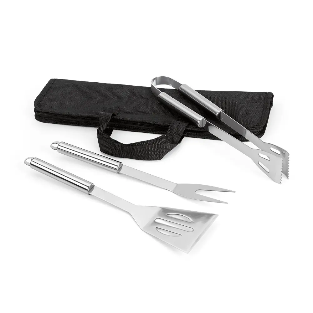 Conjunto barbecue com 3 peças Soares
