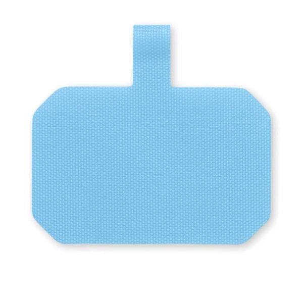 Patch azul claro Porta telemóvel personalizada