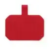 Patch vermelho Porta telemóvel personalizada
