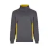 Sweatshirt bicolor com meio fecho Velilla