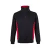Sweatshirt bicolor com meio fecho Velilla